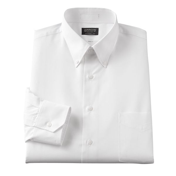 Kohls white dress store shirt mens