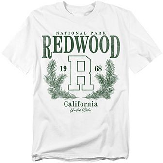 Big & Tall Redwood National Park Pine Wreath Graphic Tee