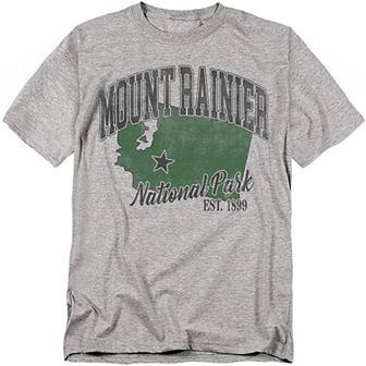Big & Tall Mount Rainier National Park Graphic Tee