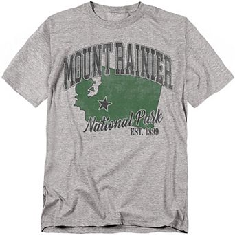 Big & Tall Mount Rainier National Park Graphic Tee