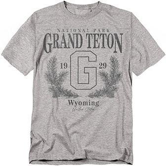 Big & Tall Grand Teton National Park Pine Graphic Tee
