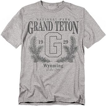 Big & Tall Grand Teton National Park Pine Graphic Tee