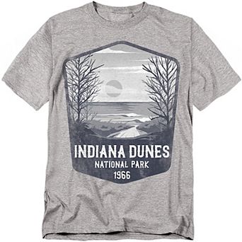 Big & Tall Indiana Dunes National Park Vintage Graphic Tee