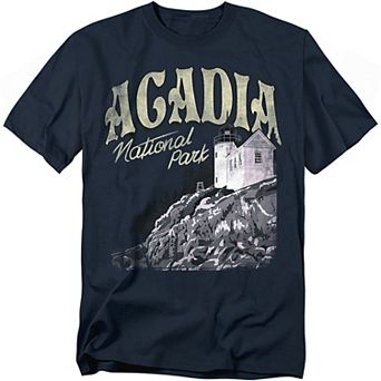 Big & Tall Acadia National Park Vintage Graphic Tee