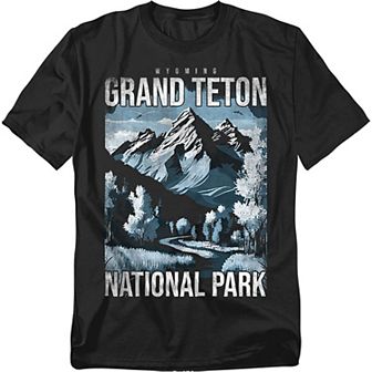 Big & Tall Grand Teton National Park Vintage Graphic Tee