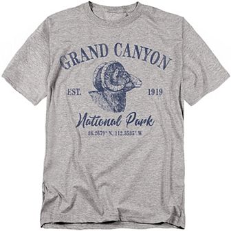 Big & Tall Grand Canyon National Park Ram Graphic Tee