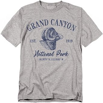 Big & Tall Grand Canyon National Park Ram Graphic Tee