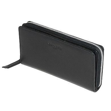Ladies Zip Around Clutch Wallet with Tab