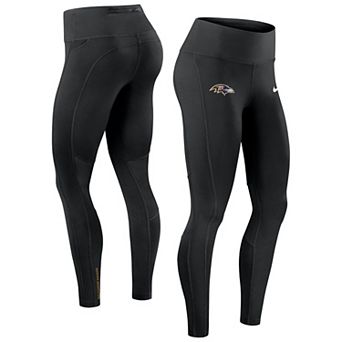 Women's Nike Black Baltimore Ravens Primetime Epic Fast Performance Leggings