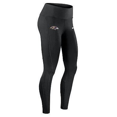 Women's Nike Black Baltimore Ravens Primetime Epic Fast Performance Leggings