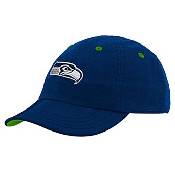 Infant College Navy Seattle Seahawks Team Slouch Flex Hat