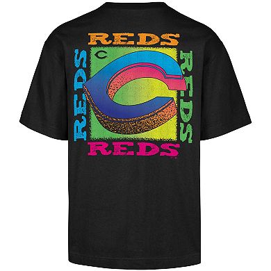 Men's '47 Black Cincinnati Reds Sundale Foundation T-Shirt