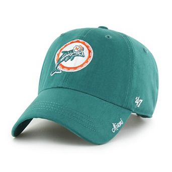 Women's '47 Aqua Miami Dolphins Legacy Miata Clean Up Adjustable Hat