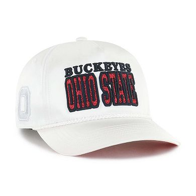 Women's '47 White Ohio State Buckeyes Outspoken Hitch Adjustable Hat
