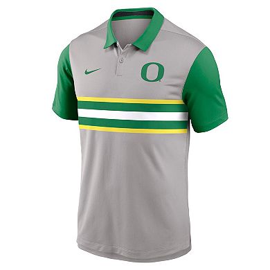 Men's Nike Gray/Green Oregon Ducks Vapor Performance Polo