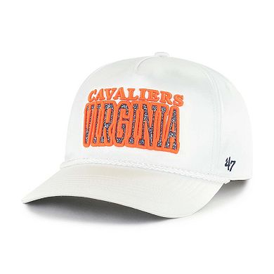 Women's '47 White Virginia Cavaliers Outspoken Hitch Adjustable Hat