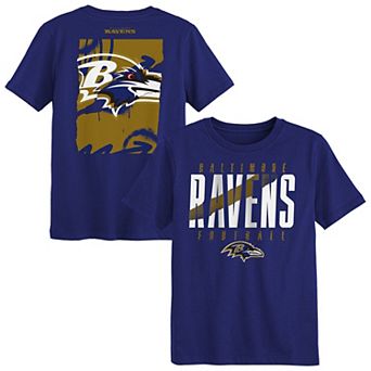 Preschool Outerstuff Purple Baltimore Ravens Posterize T-Shirt