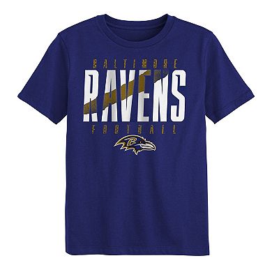 Preschool Outerstuff Purple Baltimore Ravens Posterize T-Shirt