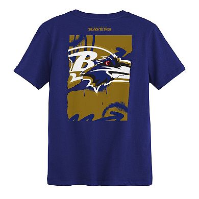 Preschool Outerstuff Purple Baltimore Ravens Posterize T-Shirt