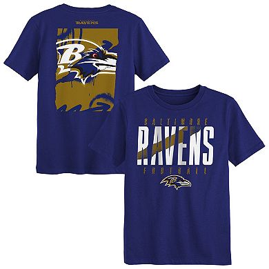 Preschool Outerstuff Purple Baltimore Ravens Posterize T-Shirt