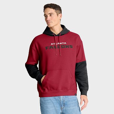 Men's Fanatics Red Atlanta Falcons Helmet Pullover Hoodie
