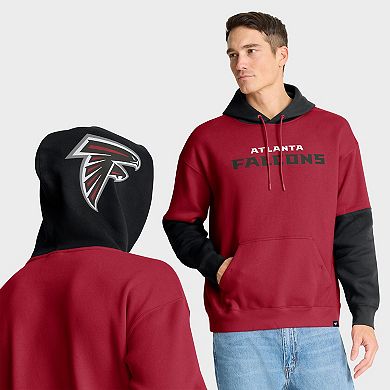 Men's Fanatics Red Atlanta Falcons Helmet Pullover Hoodie