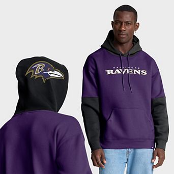 Men's Fanatics Purple Baltimore Ravens Helmet Pullover Hoodie
