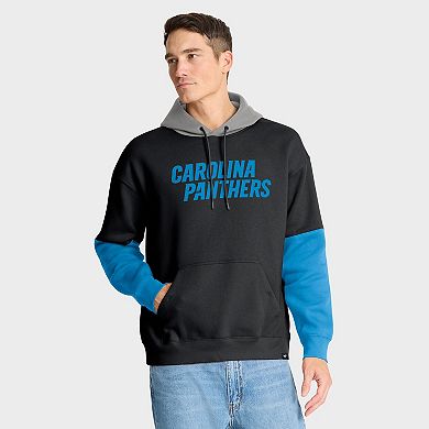 Men's Fanatics Black Carolina Panthers Helmet Pullover Hoodie