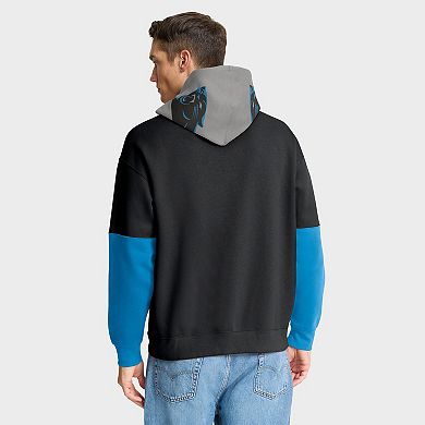 Men's Fanatics Black Carolina Panthers Helmet Pullover Hoodie