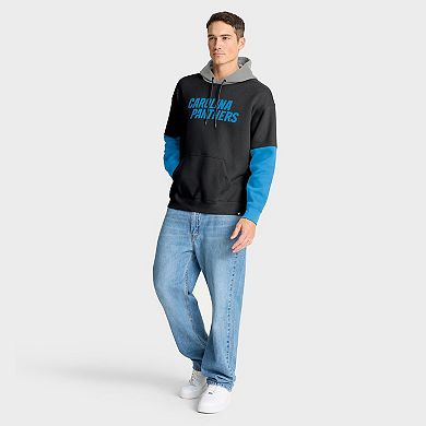 Men's Fanatics Black Carolina Panthers Helmet Pullover Hoodie