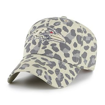 Women's '47 Gray Baltimore Ravens Bagheera Clean Up Adjustable Hat