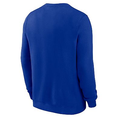 Men's Nike Royal Dallas Cowboys Swing Pass Rewind Club Pullover Sweatshirt