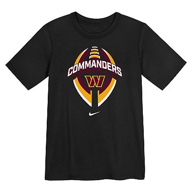 Preschool Nike Black Washington Commanders Icon Legend Performance T-Shirt
