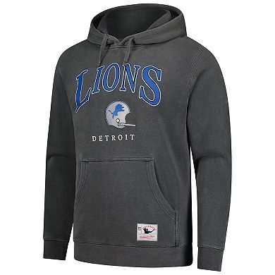 Mitchell & Ness Gray Detroit Lions Slot Pullover Hoodie