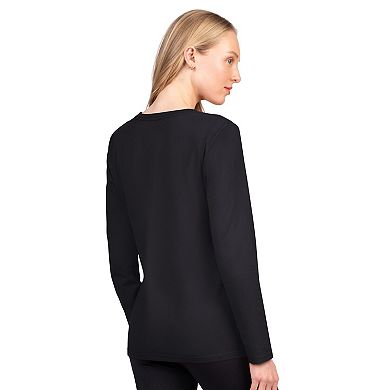 Women's G-III 4Her by Carl Banks Black Pittsburgh Steelers Best Play Long Sleeve T-Shirt