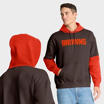 Men's Fanatics Brown Cleveland Browns Helmet Pullover Hoodie
