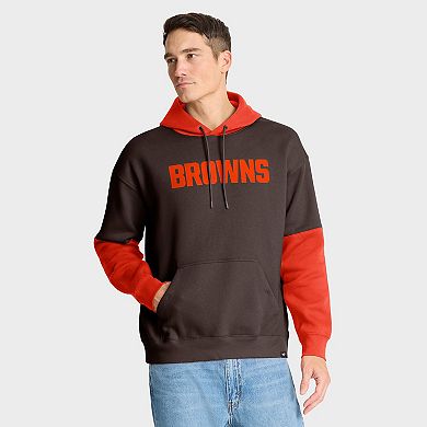Men's Fanatics Brown Cleveland Browns Helmet Pullover Hoodie