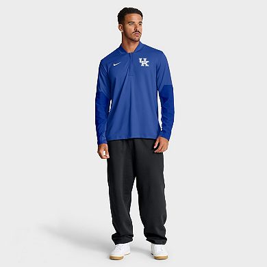 Men's Nike Royal Kentucky Wildcats One Goal Performance Half-Zip Pullover