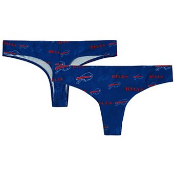 Women's Concepts Sport Royal Buffalo Bills Mosaic All Over Print Thong