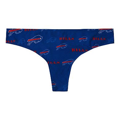Women's Concepts Sport Royal Buffalo Bills Mosaic All Over Print Thong