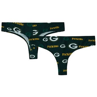 Women's Concepts Sport Green Green Bay Packers Mosaic All Over Print Thong