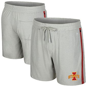 Men's Colosseum Gray Iowa State Cyclones Mac Shorts