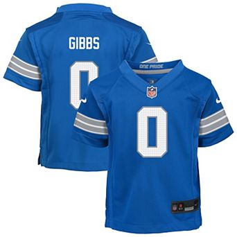 Infant Nike Jahmyr Gibbs Blue Detroit Lions Team Player Game Jersey
