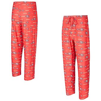 Men's Concepts Sport Scarlet San Francisco 49ers Mosaic All Over Print Pants