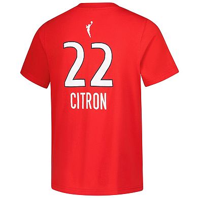Youth Nike Sonia Citron Red Washington Mystics Explorer Edition Name & Number T-Shirt
