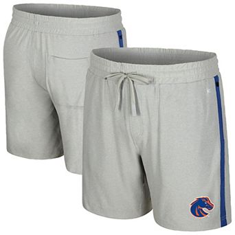 Men's Colosseum Gray Boise State Broncos Mac Shorts