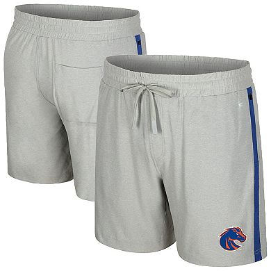 Men's Colosseum Gray Boise State Broncos Mac Shorts