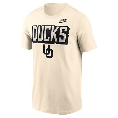 Men's Nike Natural Oregon Ducks Bold Fashion T-Shirt