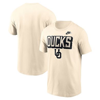Men's Nike Natural Oregon Ducks Bold Fashion T-Shirt