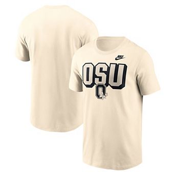 Men's Nike Natural Ohio State Buckeyes Bold Fashion T-Shirt
